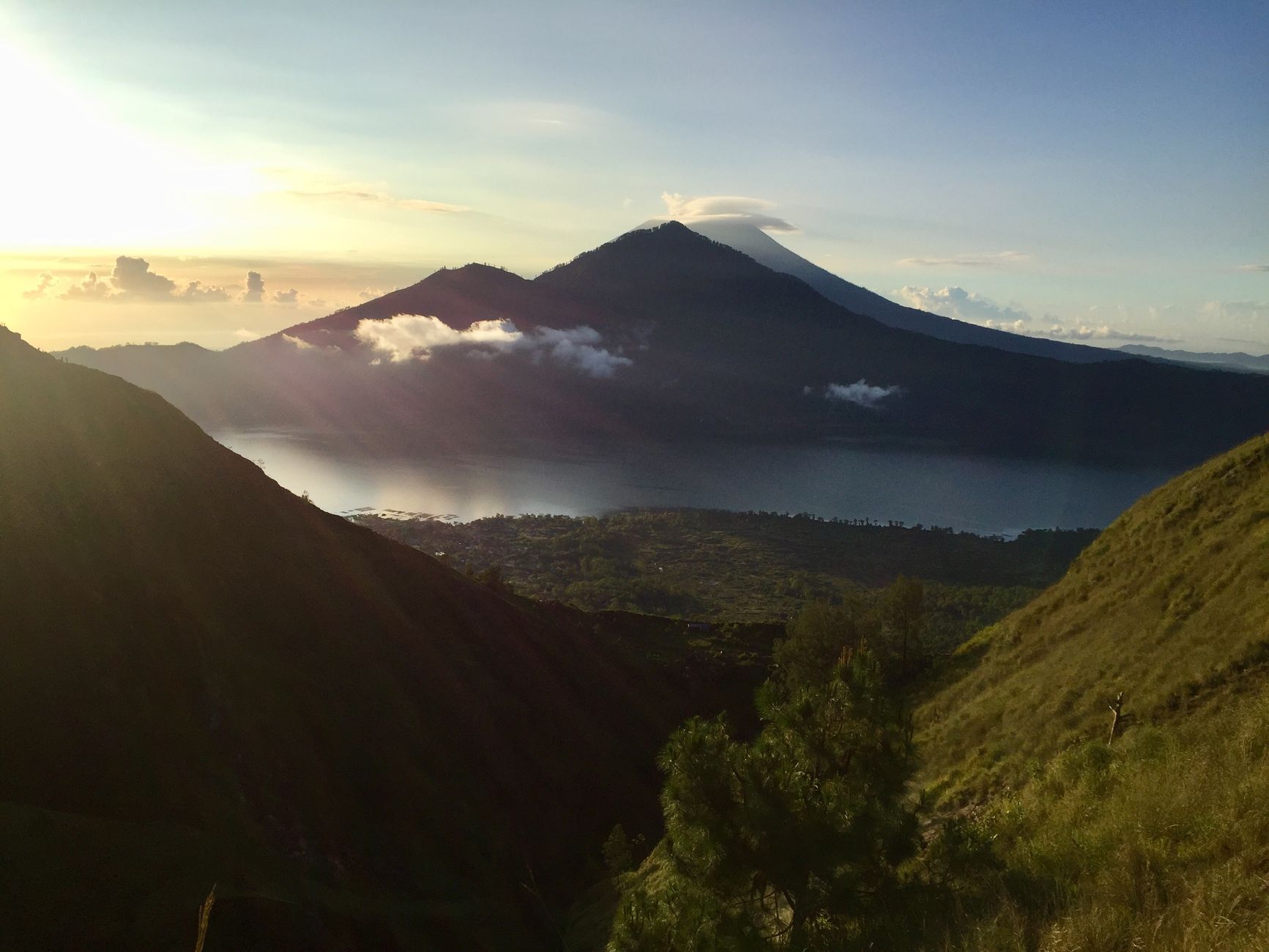Sunrise over Mount Batur, Kintamani