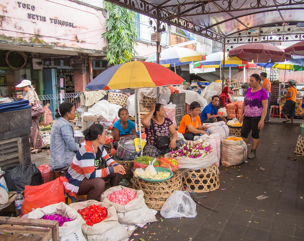 The Denpasar Badung traditional market