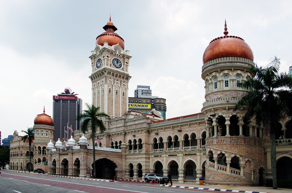 The Moorish Sultan Abdul Samad Building on Merdeka Square.